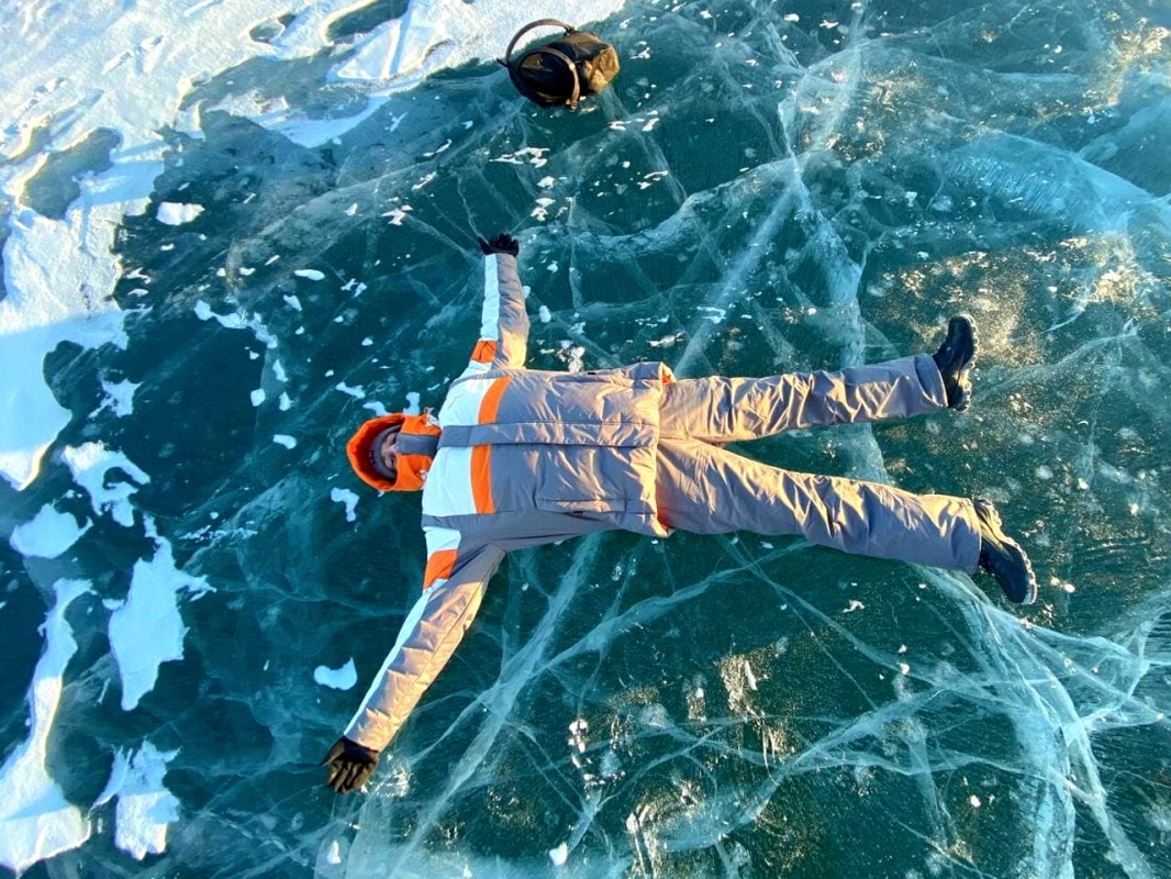 На льду озера Байкал | Проект «УЮТ КОЧЕВНИКА» от группы «ГРОТ»