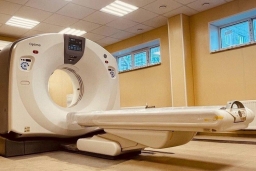 В Красноармейской центральной районной больнице установили новый компьютерный томограф