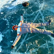 На льду озера Байкал | Проект «УЮТ КОЧЕВНИКА» от группы «ГРОТ»